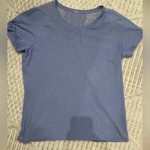 lululemon athletica Slate Blue Short Sleeve Tee